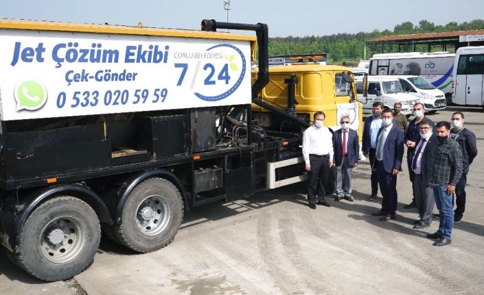Çorlu Belediyesi vatandaşların taleplerine jet çözüm üretiyor