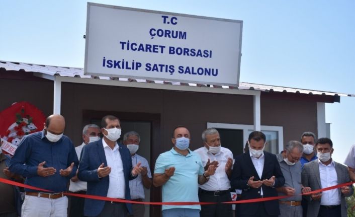 Çorum ticaret borsası İskilip’te satış salonu açtı