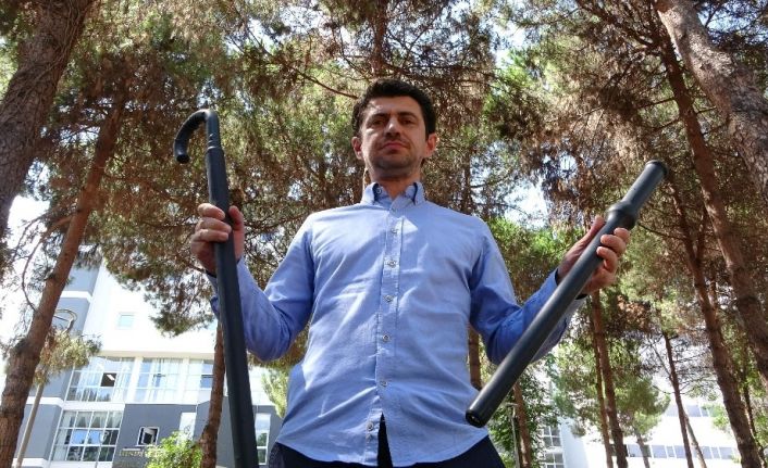 Elektro şok silahından sonra şimdi de elektro jop geliştirdi