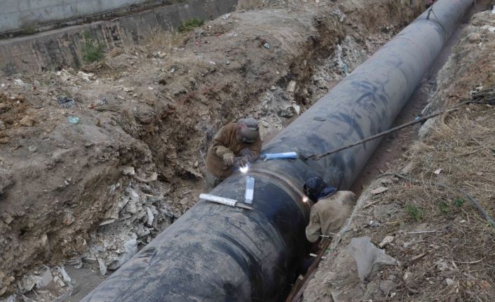 Gebze ve Darıca’da kesintisiz su için dev borular kullanılıyor