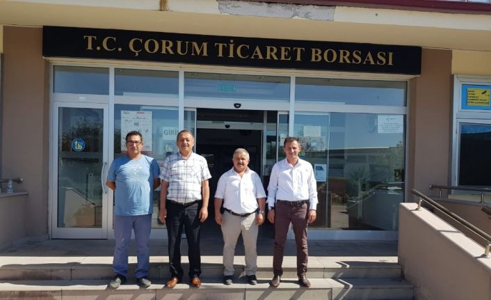 İl Müdürü Sarı ve Mehmet Sayan Ticaret Borsası’nı ziyaret etti