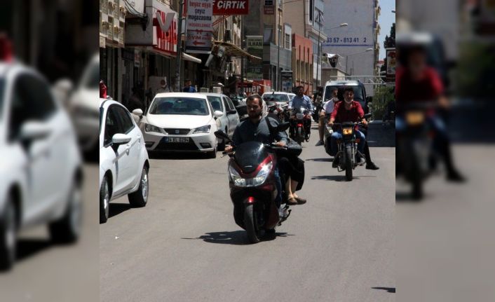 Kilis’teki araçların yarısı motosiklet