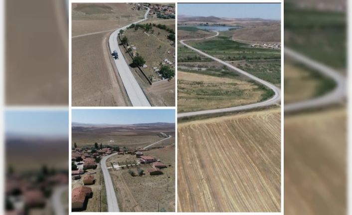 Kırşehir’de, Çiçekdağı- Baraklı-Akbıyık ile Gölcük-Konurkale yol yapım çalışmaları tamamlandı