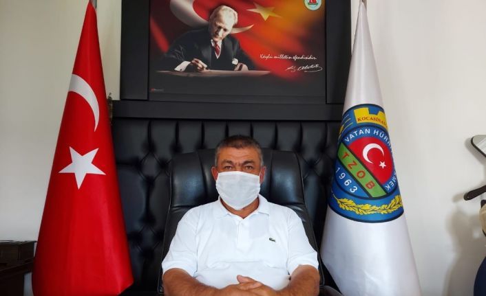 Kocasinan Ziraat Odası Başkanı Güneş;” Üretenlerin kıymetinin bilinmesini temenni ediyoruz”