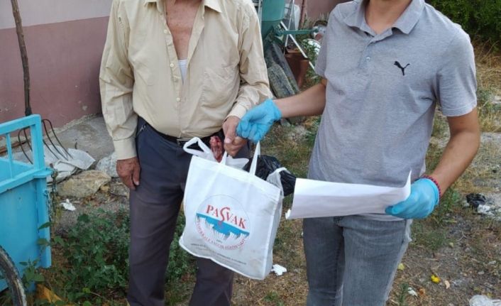 Pamukkale ve Merkezefendi Kaymakamlığı PASVAK işbirliği ile 700 aileye yardım ulaştırdı