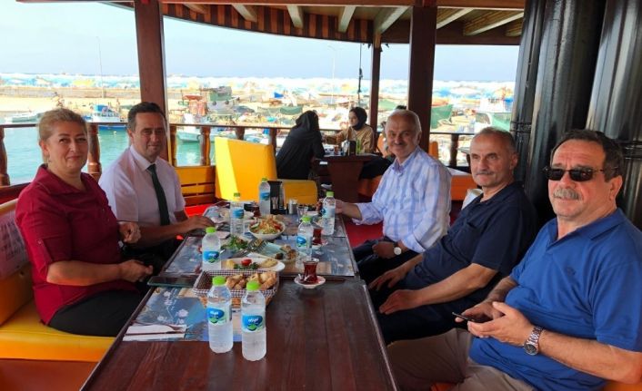 Türk Havacılık Uzay Sanayi ve Roketsan üst düzey yöneticilerinden Başkan Yanmaz’a ziyaret