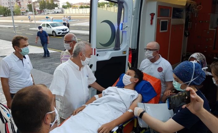 Yeni Kadın Doğum Hastanesinin ilk hastasını İl Sağlık Müdürü Öğütlü karşıladı