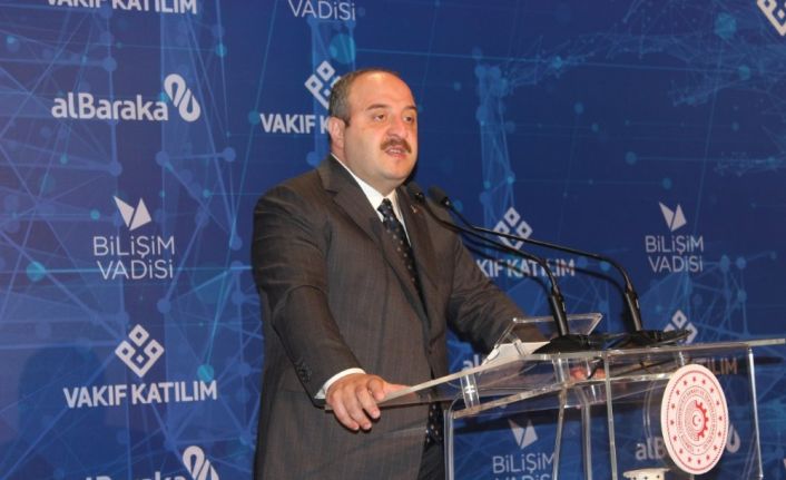 Bakan Varank: "Bilişim Vadisi, Albaraka Katılım ve Vakıf Katılım ortaklığında 100 milyon liralık bir fon kuruyoruz"