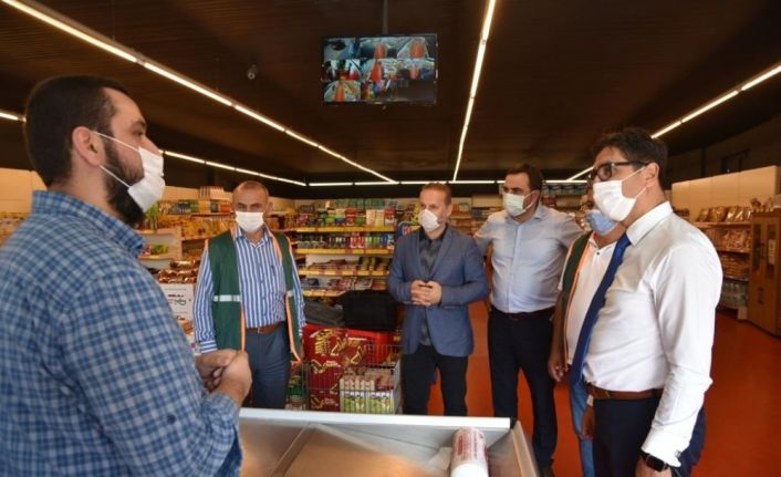 Başkan Özlü ve Kaymakam Gültekin’den korona virüse karşı yoğun mesai