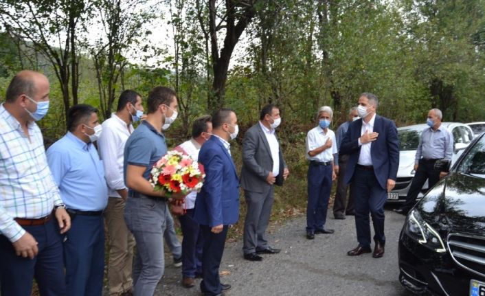 Bozkurt’a çiçekle karşılama yapıldı