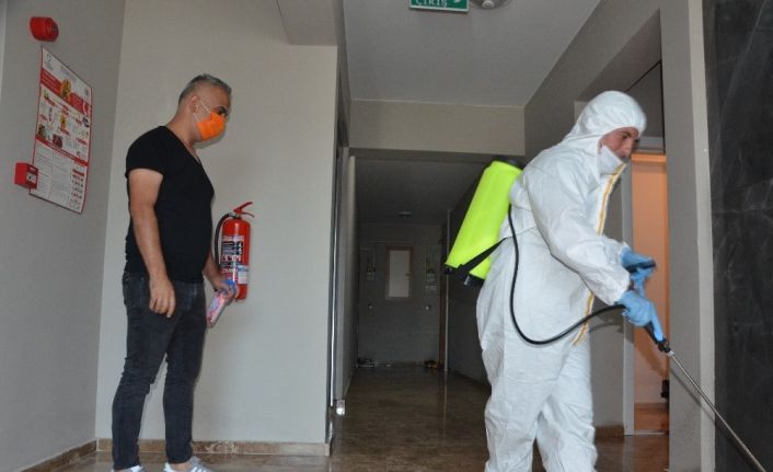 Bu sitenin ortak kullanım alanları her gün dezenfekte ediliyor