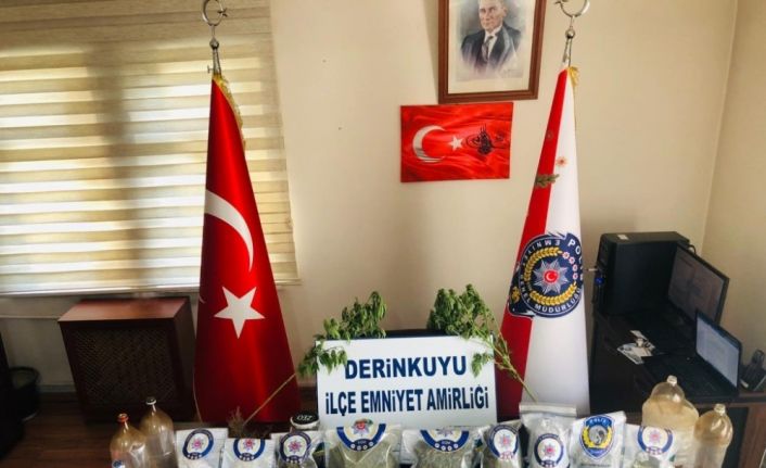 Derinkuyu’da uyuşturucu operasyonu: 1 tutuklama