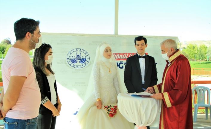 Elazığ’da Covid-19 tedbiri, nikahlar en fazla 10 kişi ile kıyılmaya başlandı