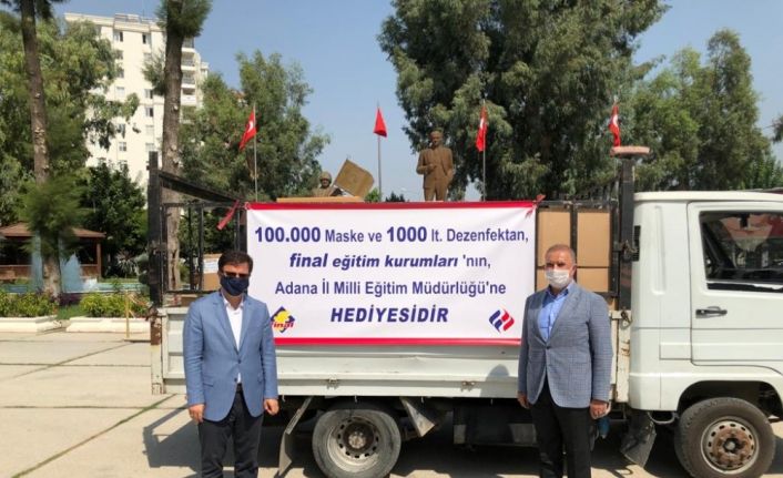 Final’den Milli Eğitim’e 100 bin maske ve 1000 litre dezenfektan bağışı