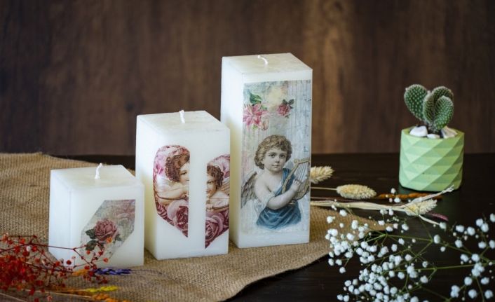 Günde 8 saat yanan mum 1 ayda ancak yarısına geliyor