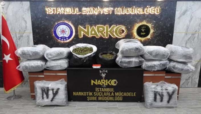 İstanbul’da üç katlı villaya uyuşturucu baskını: 188 kilo Hint keneviri bitkisi ele geçirildi
