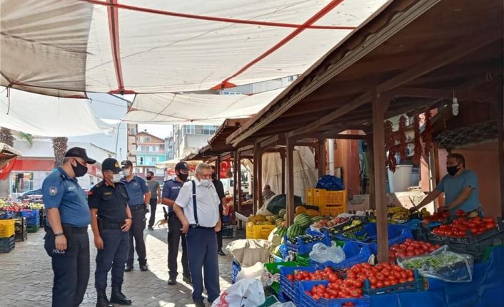 Karacasu’da Korona virüs denetimlerinde 2 bin 700 TL ceza kesildi