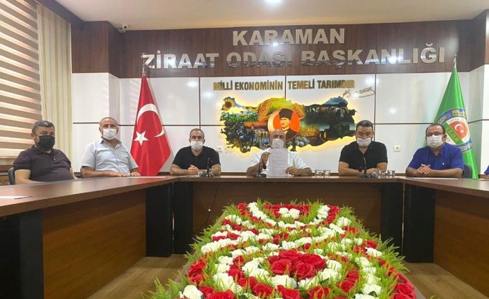 Karaman Ziraat Odası üreticilerin hakkını korumak için rekabet kurumuna başvurdu