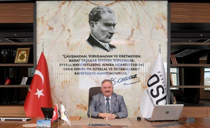 Kayseri OSB Yönetim Kurulu Başkanı Tahir Nursaçan, "Şehit ve gazilerimizin aileleri en kutsal emanetimizdir"