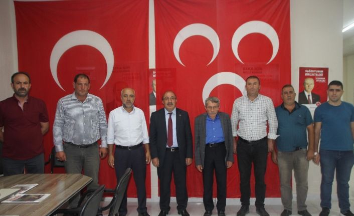 MHP Muş Merkez İlçe Başkanı Şahin’den, Başkan Öğreten’e ziyaret