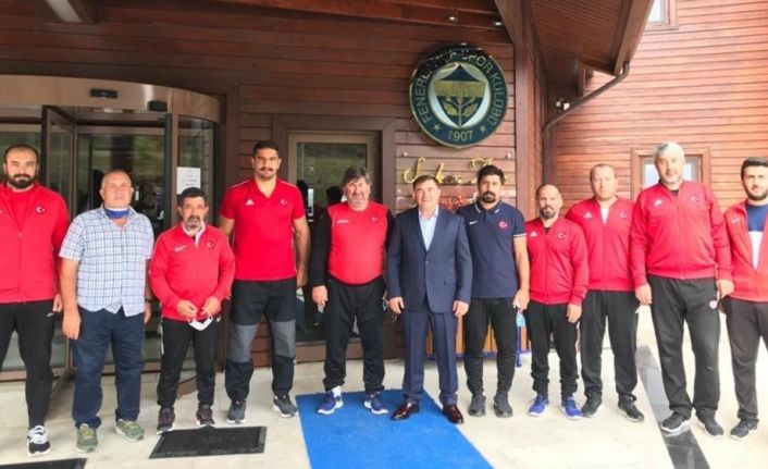 Musa Aydın’dan milli takıma ziyaret