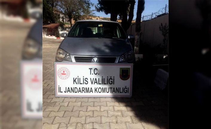 Osmaniye’den çalınan otomobil Kilis’te yakalandı