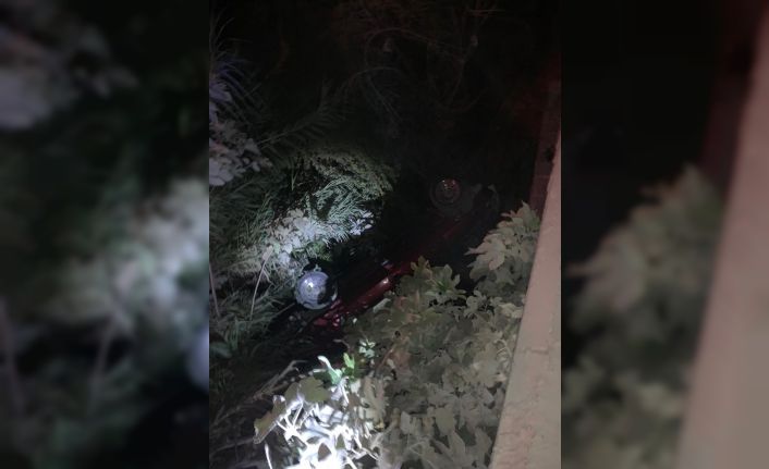 Sulama kanalına düşen araçta 1 kişi öldü, 2 kişi yaralandı