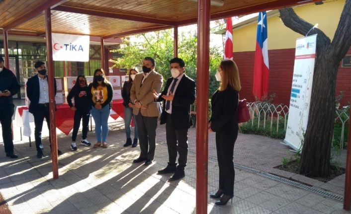 TİKA’dan Şili’deki Mustafa Kemal Atatürk İlköğretim Okulu öğrencilerine Covid-19 yardımı