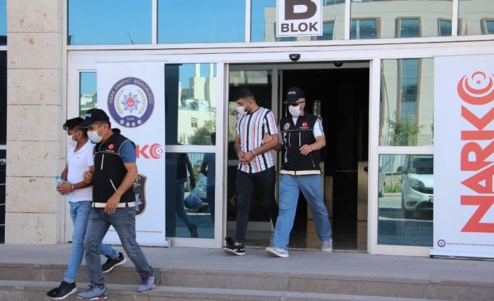 Uşak’tan İzmir’e sevk edilen 40 kilo esrar dedektör köpeklere takıldı