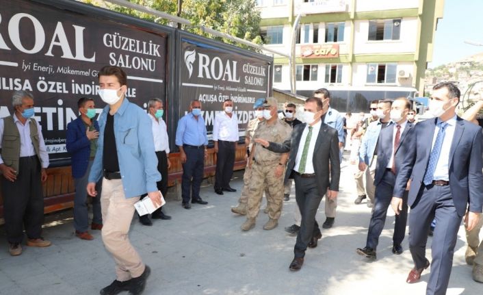 Vali Akbıyık’tan korona virüs denetimi