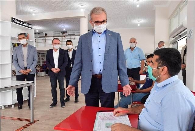 Vali Karaloğlu’ndan Bilgi Evi ziyareti