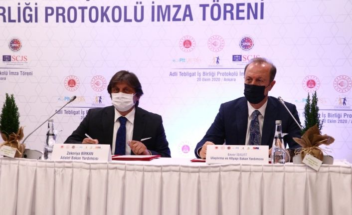 Adalet Bakanlığı ile PTT arasında "Adli Tebligat İşbirliği Protokolü" imzalandı