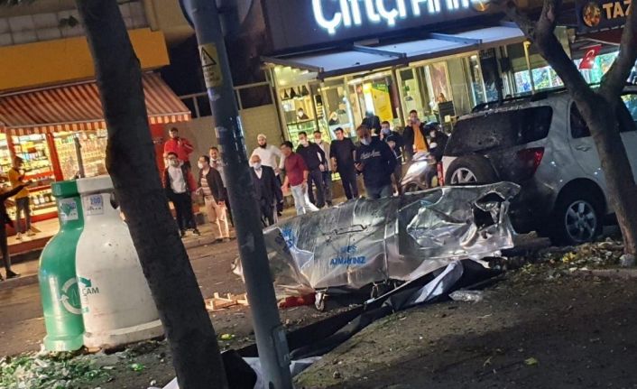 Ataşehir’de çöp kutusuna bomba atıldığı iddia edilirken, olay yerine polis ekipleri sevk edildi.