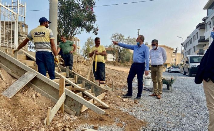 Başkan Atabay, çalışmaları yerinde denetledi