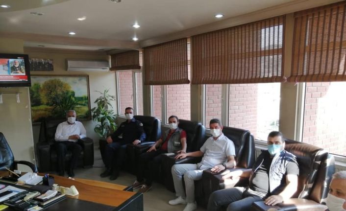 Başkan Yaman’a Bilecik Merkez İlçe Jandarma Komutanı Akyüz’den ziyaret