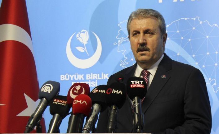 BBP Genel Başkanı Destici: "Anayasa Mahkemesi Üyesi bu şahsın tweet’ini çok tehlikeli bir söylem olarak nitelendirdiğimizi ifade etmek istiyorum"