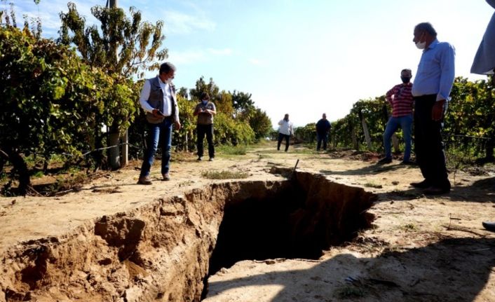 Bilim adamlarından Sarıgöl’deki fay hattında inceleme