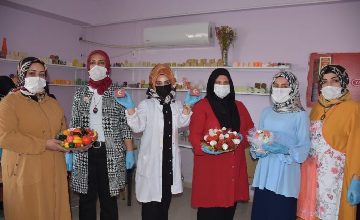 Bingöl’de kadınlar doğal sabun ve kokulu taşlarla kazanç elde ediyor