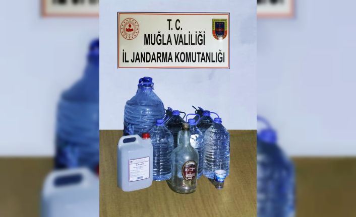 Bodrum’da sahte alkol ele geçirildi