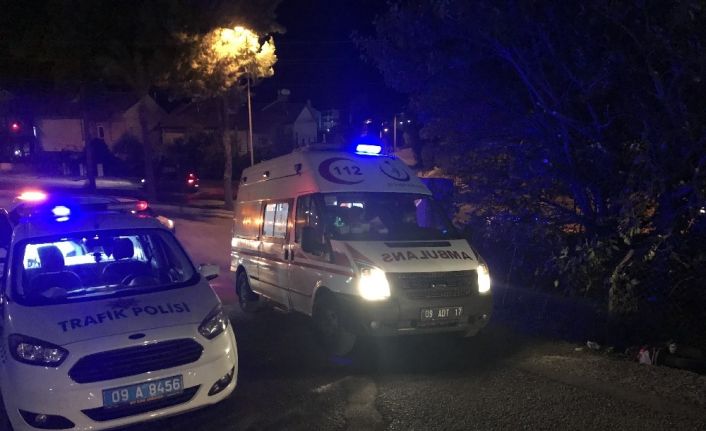 Çalıntı motosikletle polisten kaçtı, kovalamaca bahçede bitti