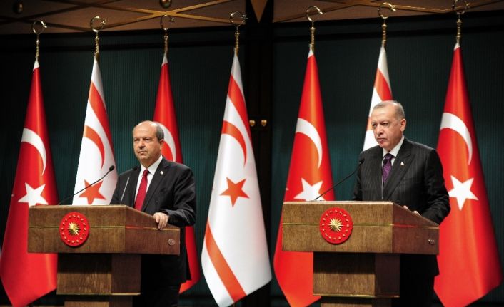 Cumhurbaşkanı Erdoğan: "Alaköprü Barajından alınan suyu Kuzey Kıbrıs Türk Cumhuriyetindeki Geçitköy Barajına aktardık"