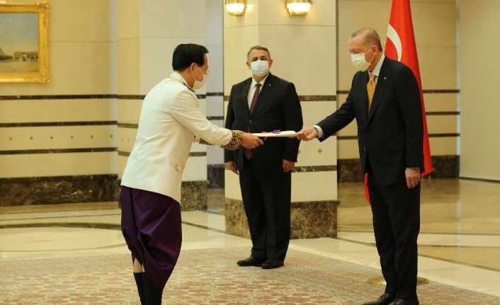 Cumhurbaşkanı Erdoğan, Kamboçya Büyükelçisini kabul etti