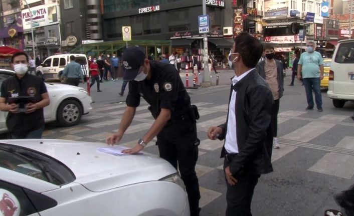 Drone yakaladı, polis cezayı kesti