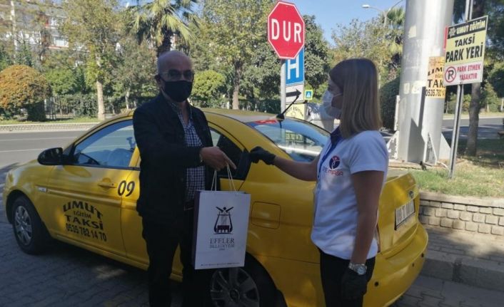 Efeler Belediyesi’nden taksici esnafına korona virüs desteği