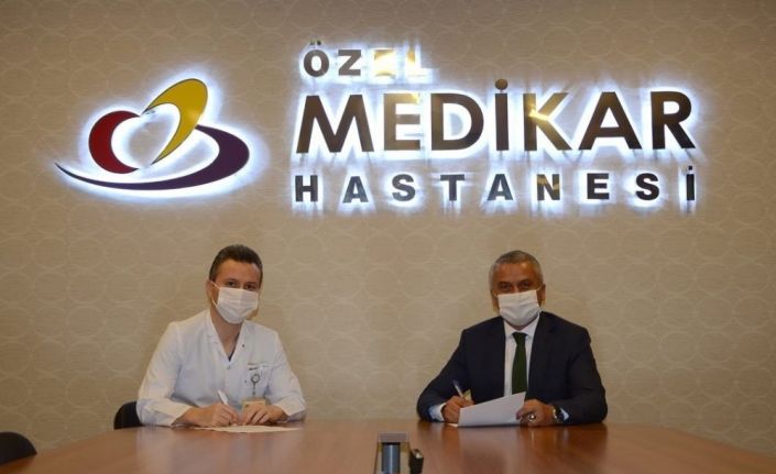 Gençlik ve Spor İl Müdürlüğü ile MEDİKAR Hastanesi arasında protokol imzalandı