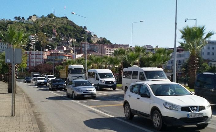 Giresun’da trafiğe kayıtlı motorlu taşıt sayısı 94 bin 234 adet oldu