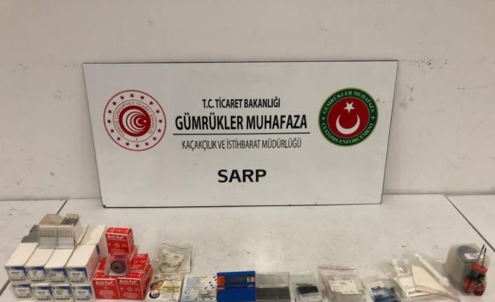 Gümrük kaçağı 144 bin lira değerinde dişçilikte kullanılan malzeme ele geçirildi