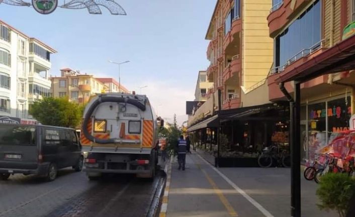 Iğdır şehir genelinde temizlik ve hijyen çalışması