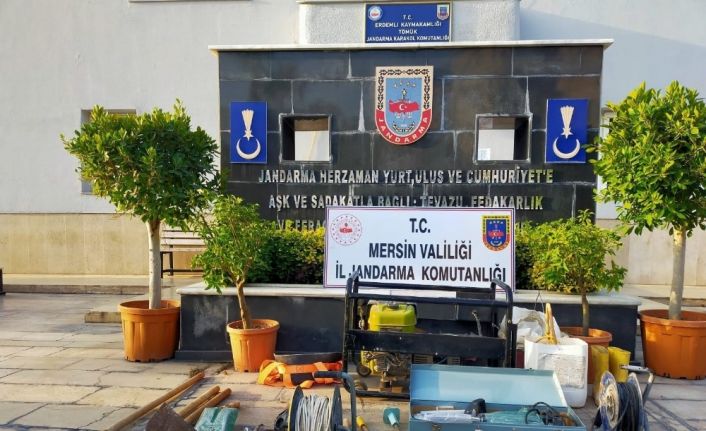 Kaçak kazı yapan şüpheliler çadırda yakalandı