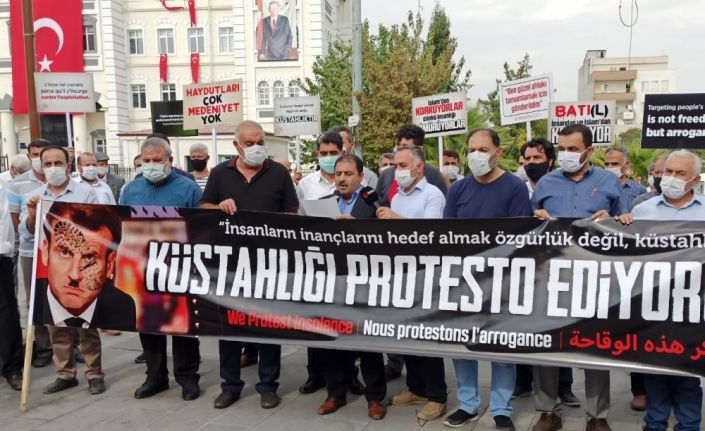 Kahta’daki STK’lardan Macron’a tepki